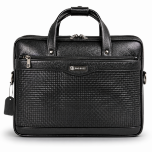 Signature Executive Genuine Leather Bag (Midnight Black )