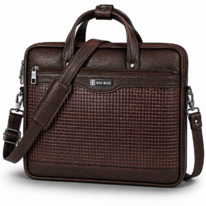 Signature Executive Genuine Leather Bag (Expresso Brown)